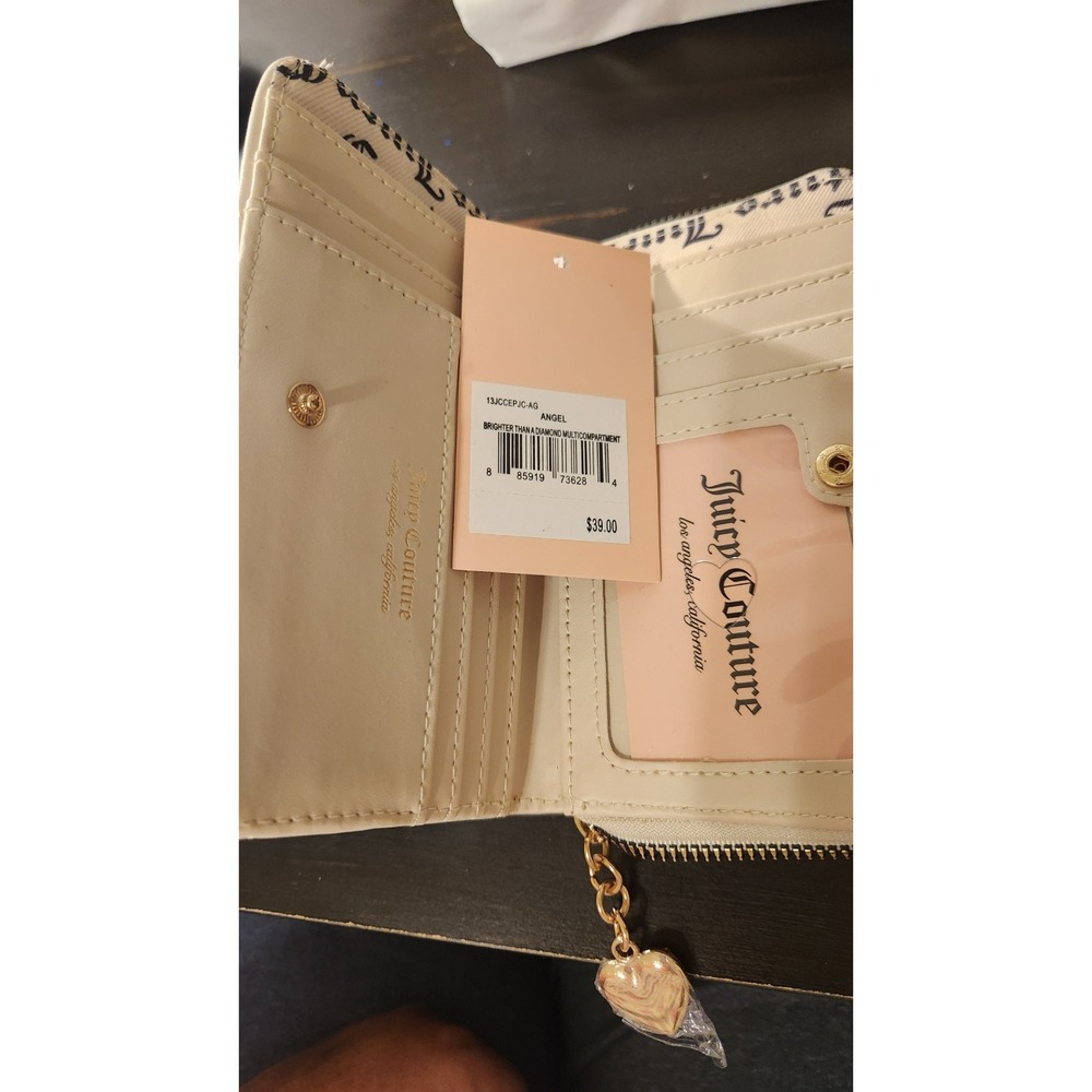 Juicy couture wallet‎ NWT and plastic seal on charm - Picture 5 of 6